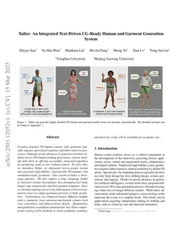 A Text-to-3D Framework for Joint Generation of CG-Ready Humans and Compatible Garments
