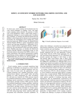 EHNet: An Efficient Hybrid Network for Crowd Counting and Localization