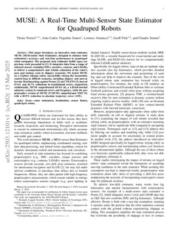 MUSE: A Real-Time Multi-Sensor State Estimator for Quadruped Robots