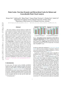 Point-Cache: Test-time Dynamic and Hierarchical Cache for Robust and Generalizable Point Cloud Analysis