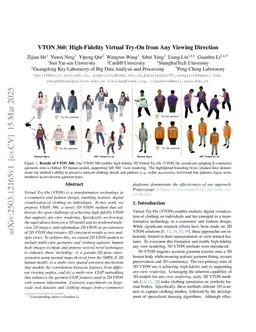 VTON 360: High-Fidelity Virtual Try-On from Any Viewing Direction