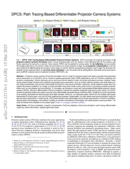 DPCS: Path Tracing-Based Differentiable Projector-Camera Systems