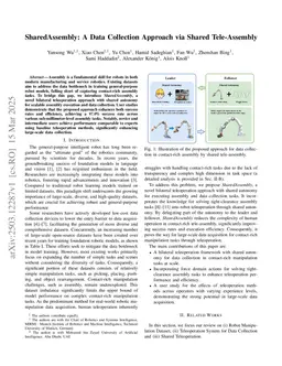 SharedAssembly: A Data Collection Approach via Shared Tele-Assembly