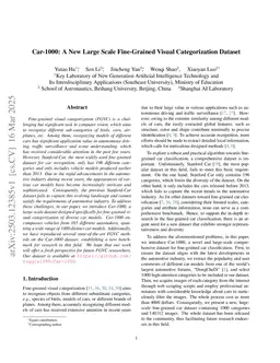 Car-1000: A New Large Scale Fine-Grained Visual Categorization Dataset