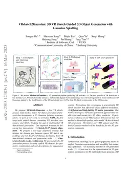 VRsketch2Gaussian: 3D VR Sketch Guided 3D Object Generation with Gaussian Splatting