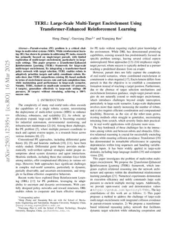 TERL: Large-Scale Multi-Target Encirclement Using Transformer-Enhanced Reinforcement Learning