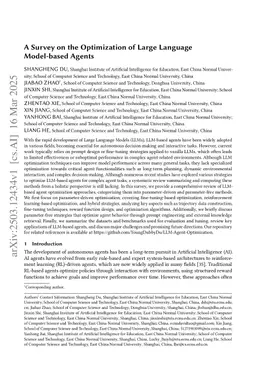 A Survey on the Optimization of Large Language Model-based Agents