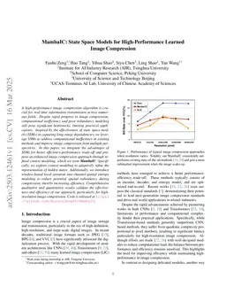 MambaIC: State Space Models for High-Performance Learned Image Compression