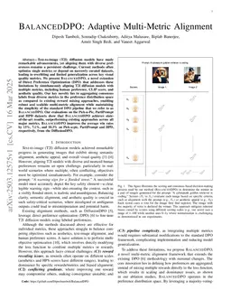 BalancedDPO: Adaptive Multi-Metric Alignment