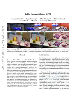 Deblur Gaussian Splatting SLAM