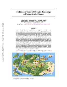 Multimodal Chain-of-Thought Reasoning: A Comprehensive Survey