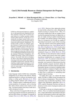 Understanding Formal Reasoning Failures in LLMs as Abstract Interpreters
