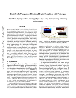 ProtoDepth: Unsupervised Continual Depth Completion with Prototypes