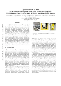 Dynamic-Dark SLAM: RGB-Thermal Cooperative Robot Vision Strategy for Multi-Person Tracking in Both Well-Lit and Low-Light Scenes