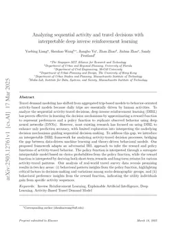 Analyzing sequential activity and travel decisions with interpretable deep inverse reinforcement learning