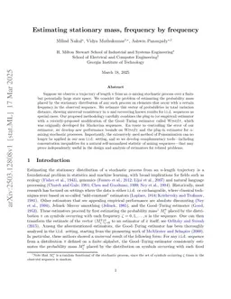 Estimating stationary mass, frequency by frequency