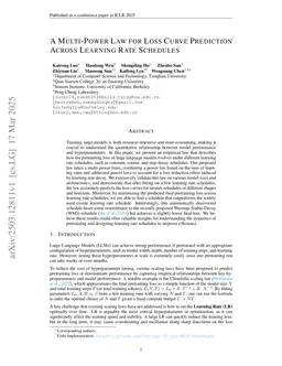 A Multi-Power Law for Loss Curve Prediction Across Learning Rate Schedules