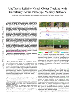 UncTrack: Reliable Visual Object Tracking with Uncertainty-Aware Prototype Memory Network