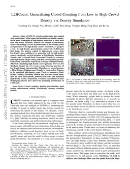 L2HCount:Generalizing Crowd Counting from Low to High Crowd Density via Density Simulation