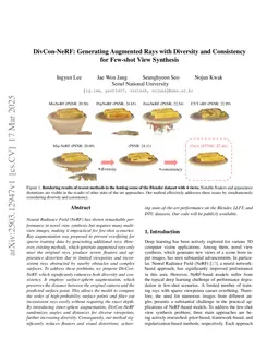 DivCon-NeRF: Diverse and Consistent Ray Augmentation for Few-Shot NeRF