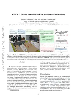HIS-GPT: Towards 3D Human-In-Scene Multimodal Understanding