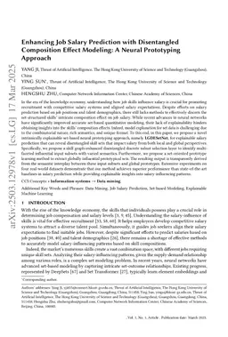 Enhancing Job Salary Prediction with Disentangled Composition Effect Modeling: A Neural Prototyping Approach