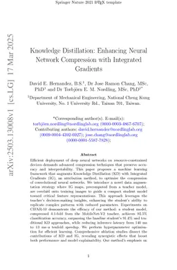 Knowledge Distillation: Enhancing Neural Network Compression with Integrated Gradients