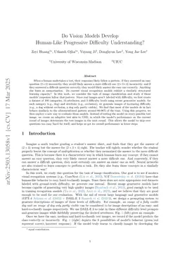 Do Vision Models Develop Human-Like Progressive Difficulty Understanding?