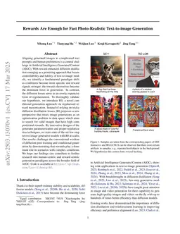 Reward-Instruct: A Reward-Centric Approach to Fast Photo-Realistic Image Generation