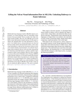 Lifting the Veil on Visual Information Flow in MLLMs: Unlocking Pathways to Faster Inference