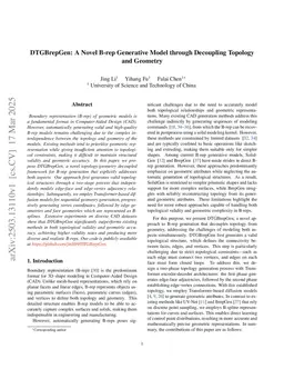 DTGBrepGen: A Novel B-rep Generative Model through Decoupling Topology and Geometry