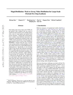 MagicDistillation: Weak-to-Strong Video Distillation for Large-Scale Few-Step Synthesis