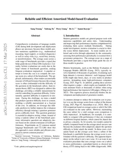 Reliable and Efficient Amortized Model-based Evaluation