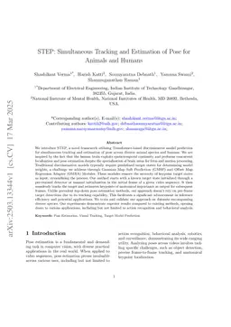 STEP: Simultaneous Tracking and Estimation of Pose for Animals and Humans