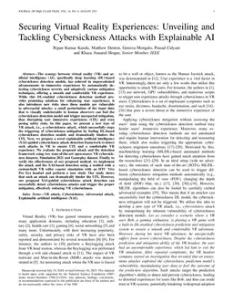 Securing Virtual Reality Experiences: Unveiling and Tackling Cybersickness Attacks with Explainable AI