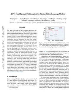 DPC: Dual-Prompt Collaboration for Tuning Vision-Language Models