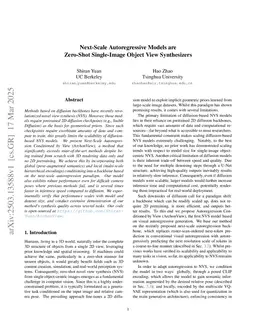 Next-Scale Autoregressive Models are Zero-Shot Single-Image Object View Synthesizers