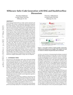 SOSecure: Safer Code Generation with RAG and StackOverflow Discussions