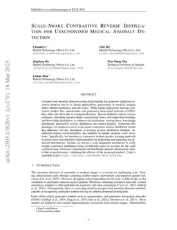 Scale-Aware Contrastive Reverse Distillation for Unsupervised Medical Anomaly Detection