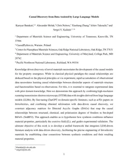 Causal Discovery from Data Assisted by Large Language Models