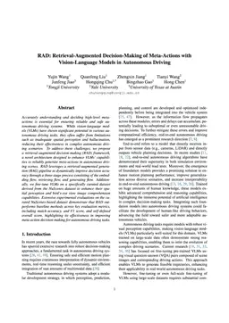 RAD: Retrieval-Augmented Decision-Making of Meta-Actions with Vision-Language Models in Autonomous Driving