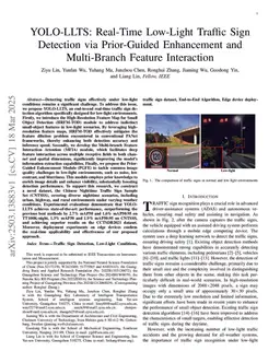 YOLO-LLTS: Real-Time Low-Light Traffic Sign Detection via Prior-Guided Enhancement and Multibranch Feature Interaction