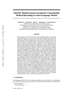 Med-R1: Reinforcement Learning for Generalizable Medical Reasoning in Vision-Language Models