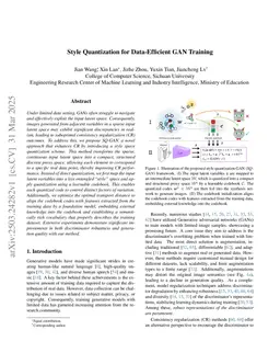 Style Quantization for Data-Efficient GAN Training