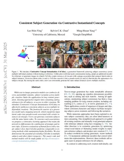 CoCoIns: Consistent Subject Generation via Contrastive Instantiated Concepts