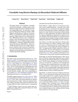 Extendable Planning via Multiscale Diffusion