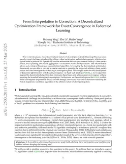 Exact and Linear Convergence for Federated Learning under Arbitrary Client Participation is Attainable