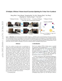 EVolSplat: Efficient Volume-based Gaussian Splatting for Urban View Synthesis