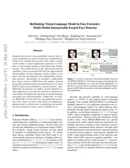 Rethinking Vision-Language Model in Face Forensics: Multi-Modal Interpretable Forged Face Detector