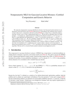 Nonparametric MLE for Gaussian Location Mixtures: Certified Computation and Generic Behavior